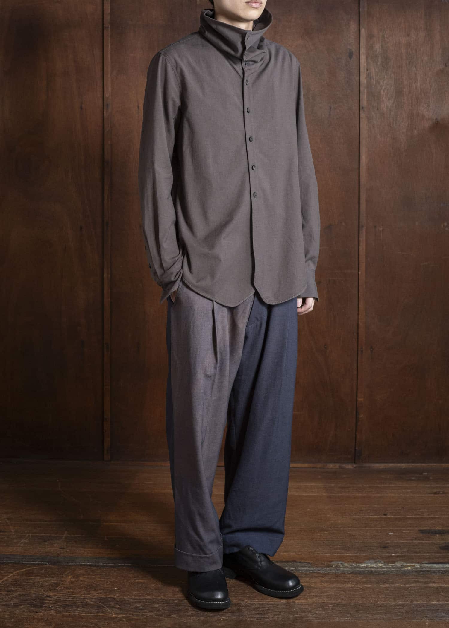 ZIGGY CHEN 0M2530734 HIGH COLLAR SHIRT 62