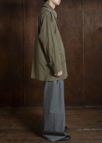 OPPOSE DUALITY OD1013COA-26SS Mod Half Coat (CONTEXT別注） Dark Green