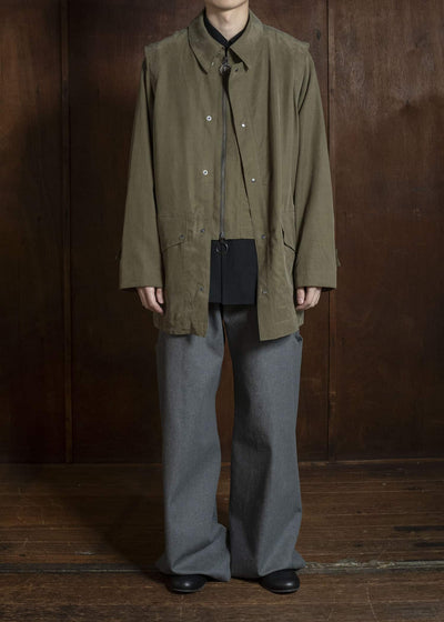 OPPOSE DUALITY OD1013COA-26SS Mod Half Coat (CONTEXT別注） Dark Green