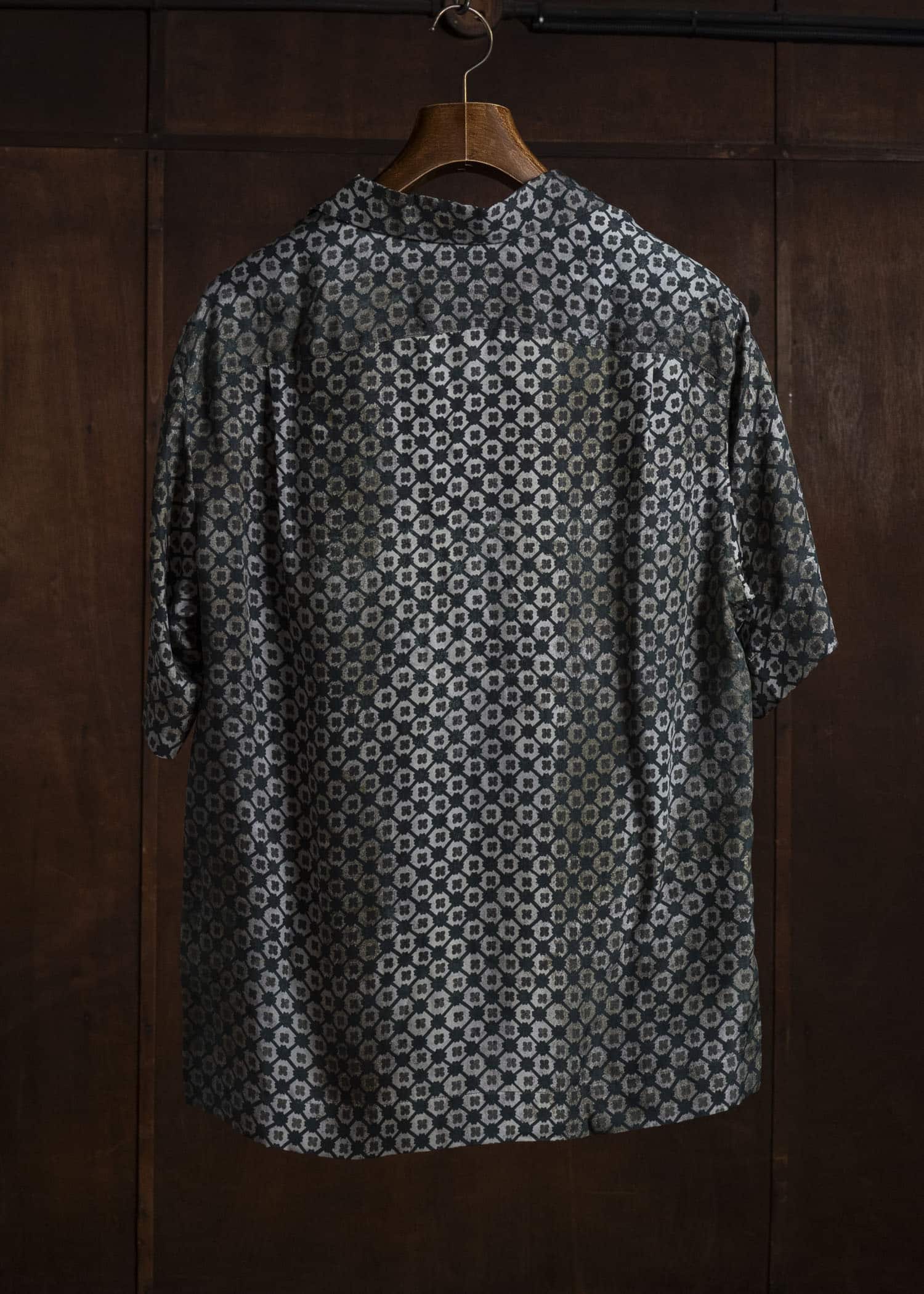 ZIGGY CHEN DIGITAL PRINT SHORT SLEEVE SHIRT PINE GREEN 0M2620713