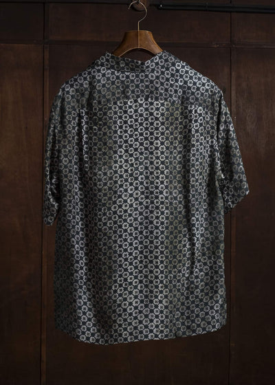 ZIGGY CHEN DIGITAL PRINT SHORT SLEEVE SHIRT PINE GREEN 0M2620713