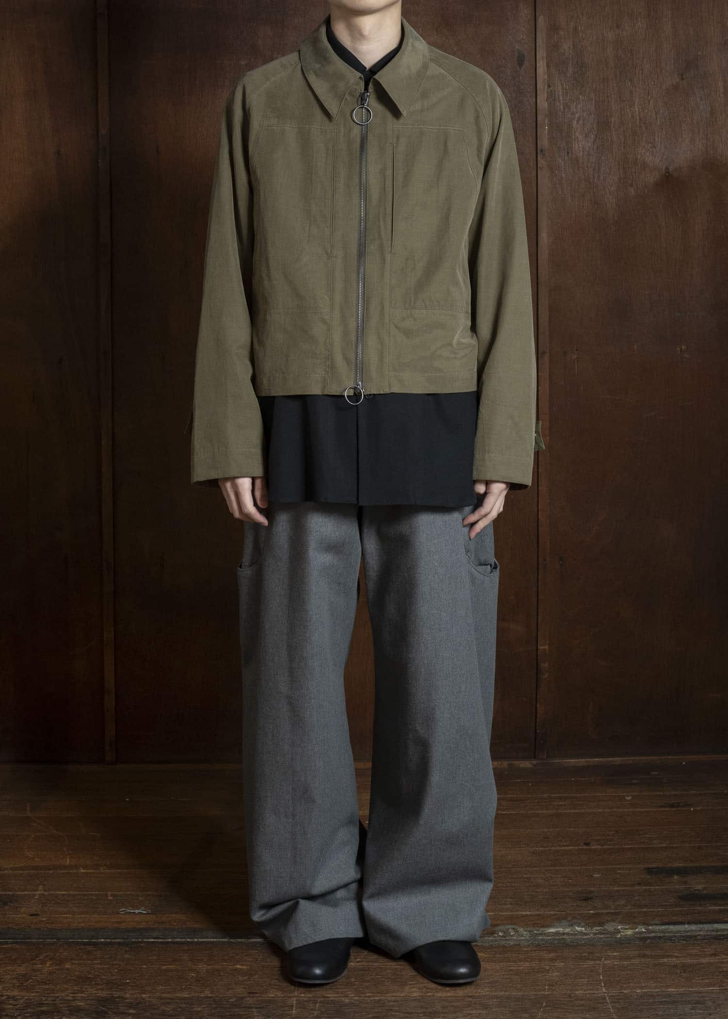 OPPOSE DUALITY OD1013COA-26SS Mod Half Coat (CONTEXT別注） Dark Green