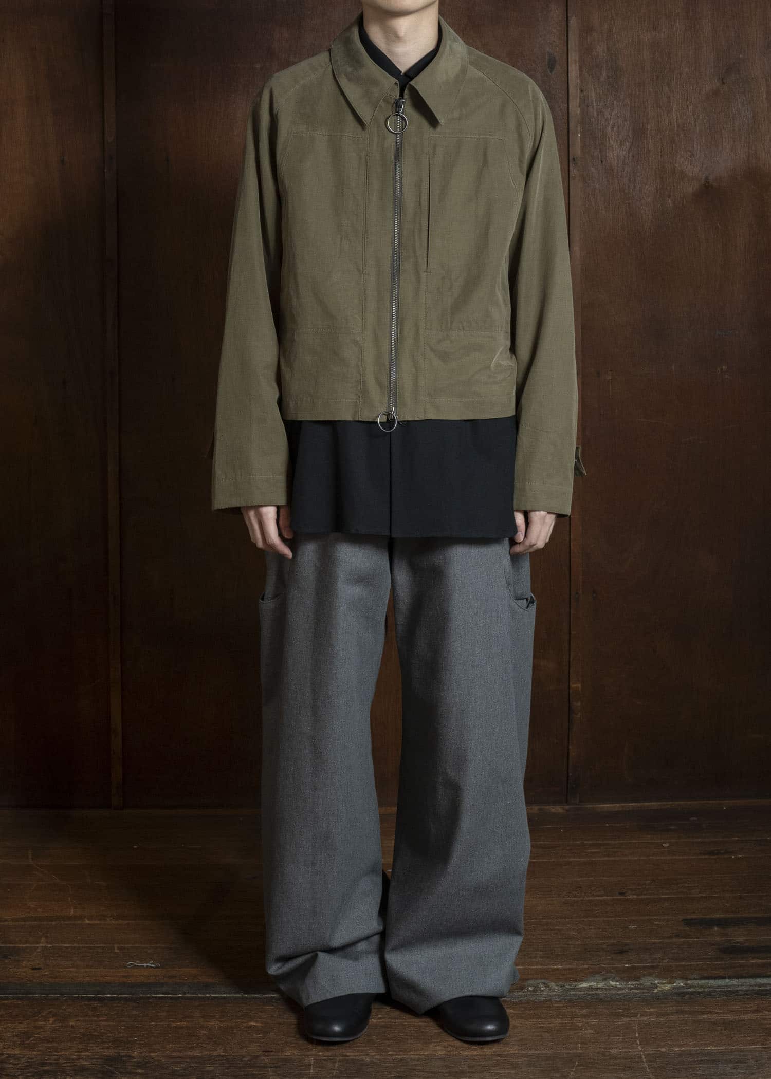 OPPOSE DUALITY OD1013COA-26SS Mod Half Coat (CONTEXT別注） Dark Green