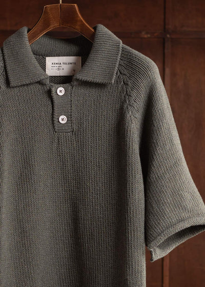 XENIA TELUNTS Summer Knit Khaki