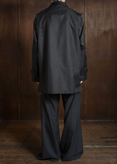 OPPOSE DUALITY OD1011COA-26SS ChambrayMod Harf Coat Black