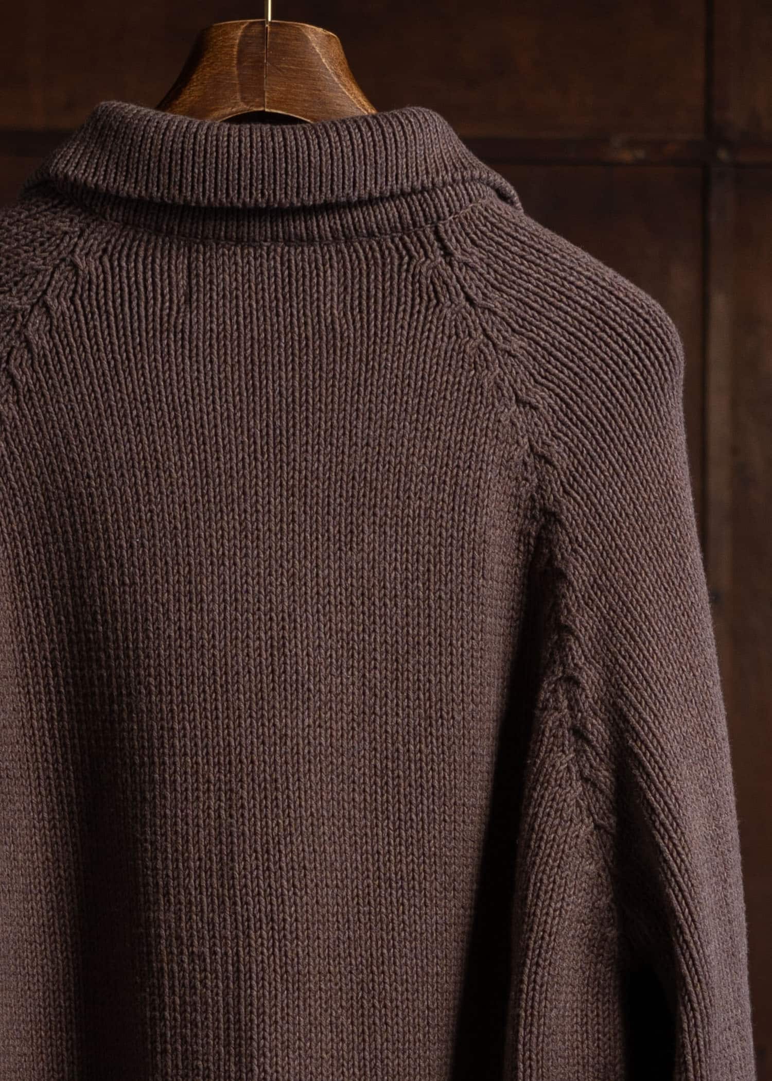 XENIA TELUNTS The Evening Cardigan Brown