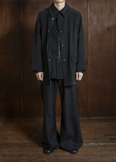 OPPOSE DUALITY OD1013COA-26SS Mod Half Coat (CONTEXT別注） Black