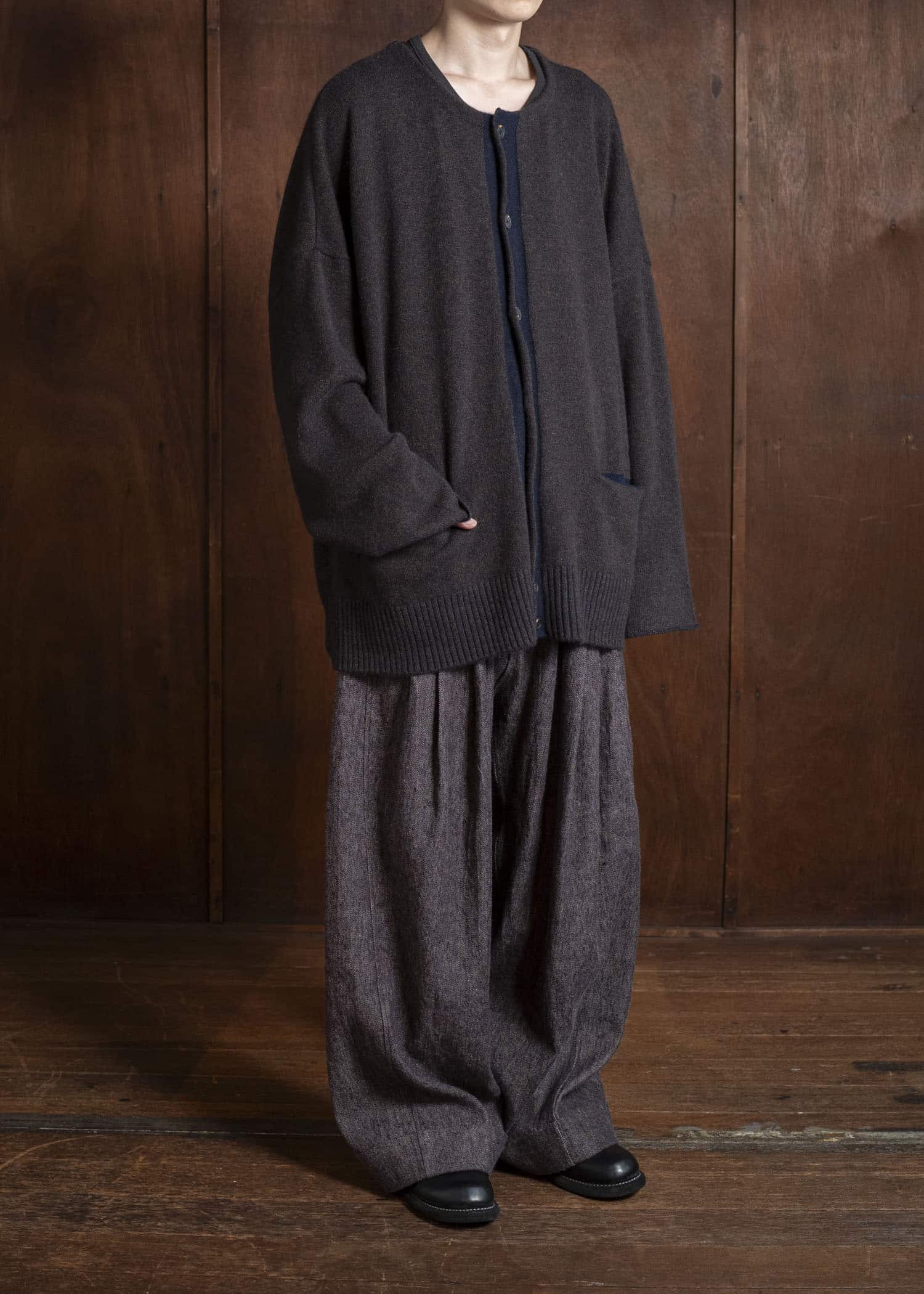 ZIGGY CHEN 0M2532504 CREW-NECK CARDIGAN 83