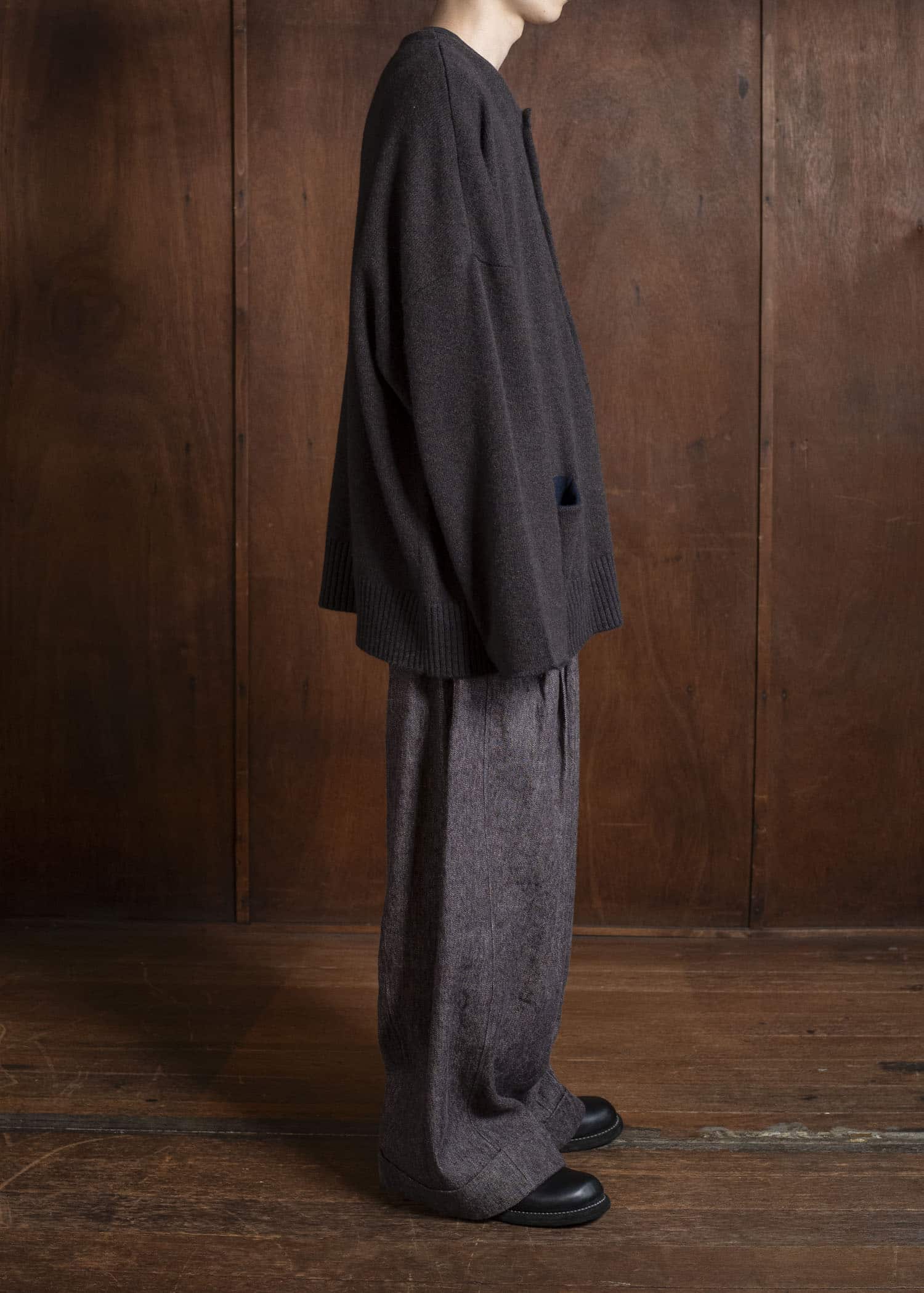 ZIGGY CHEN 0M2530548 WIDE-LEG DENIM TROUSERS 63