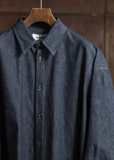 HED MAYNER Shirt HMMA67027B-HA192 HA192-430-BRIGHT BLUE