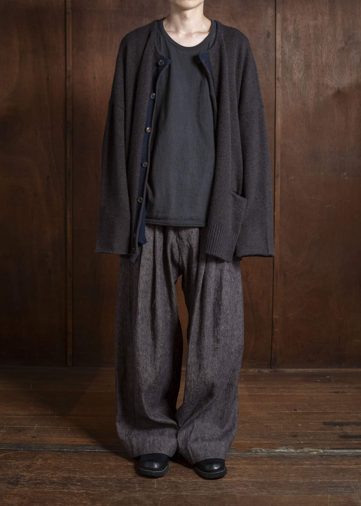 ZIGGY CHEN 0M2532504 CREW-NECK CARDIGAN 83