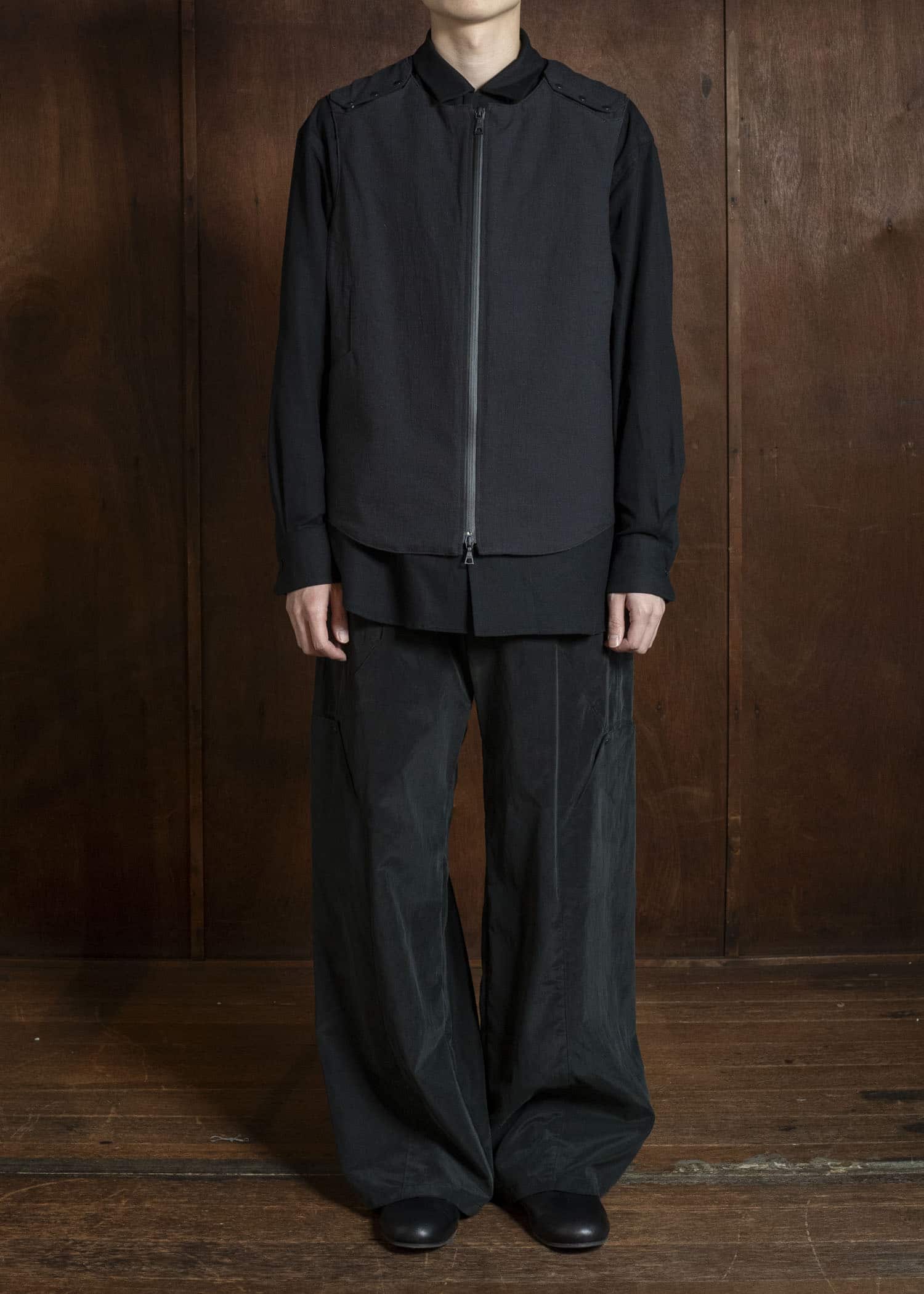 OPPOSE DUALITY OD1051VST-26SS Linen Vest Black