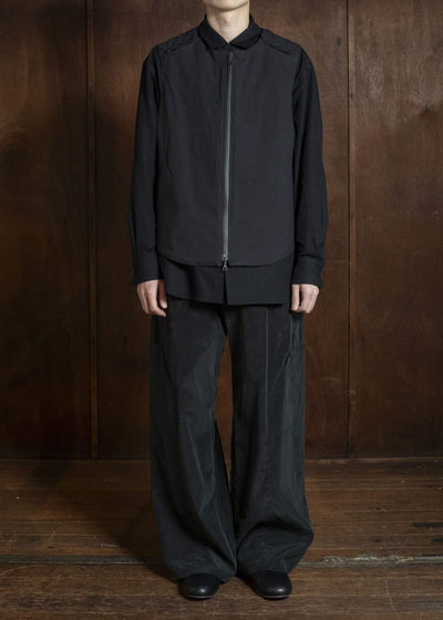 OPPOSE DUALITY OD1051VST-26SS Linen Vest Black