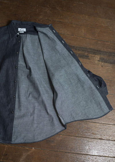 HED MAYNER Shirt HMMA67027B-HA192 HA192-430-BRIGHT BLUE