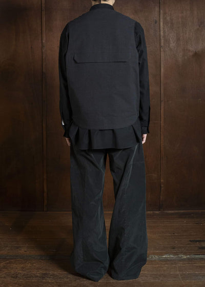 OPPOSE DUALITY OD1051VST-26SS Linen Vest Black