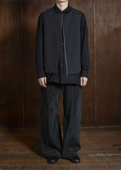 OPPOSE DUALITY OD1051VST-26SS Linen Vest Black