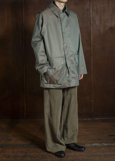 OPPOSE DUALITY OD1011COA-26SS ChambrayMod Harf Coat Beige