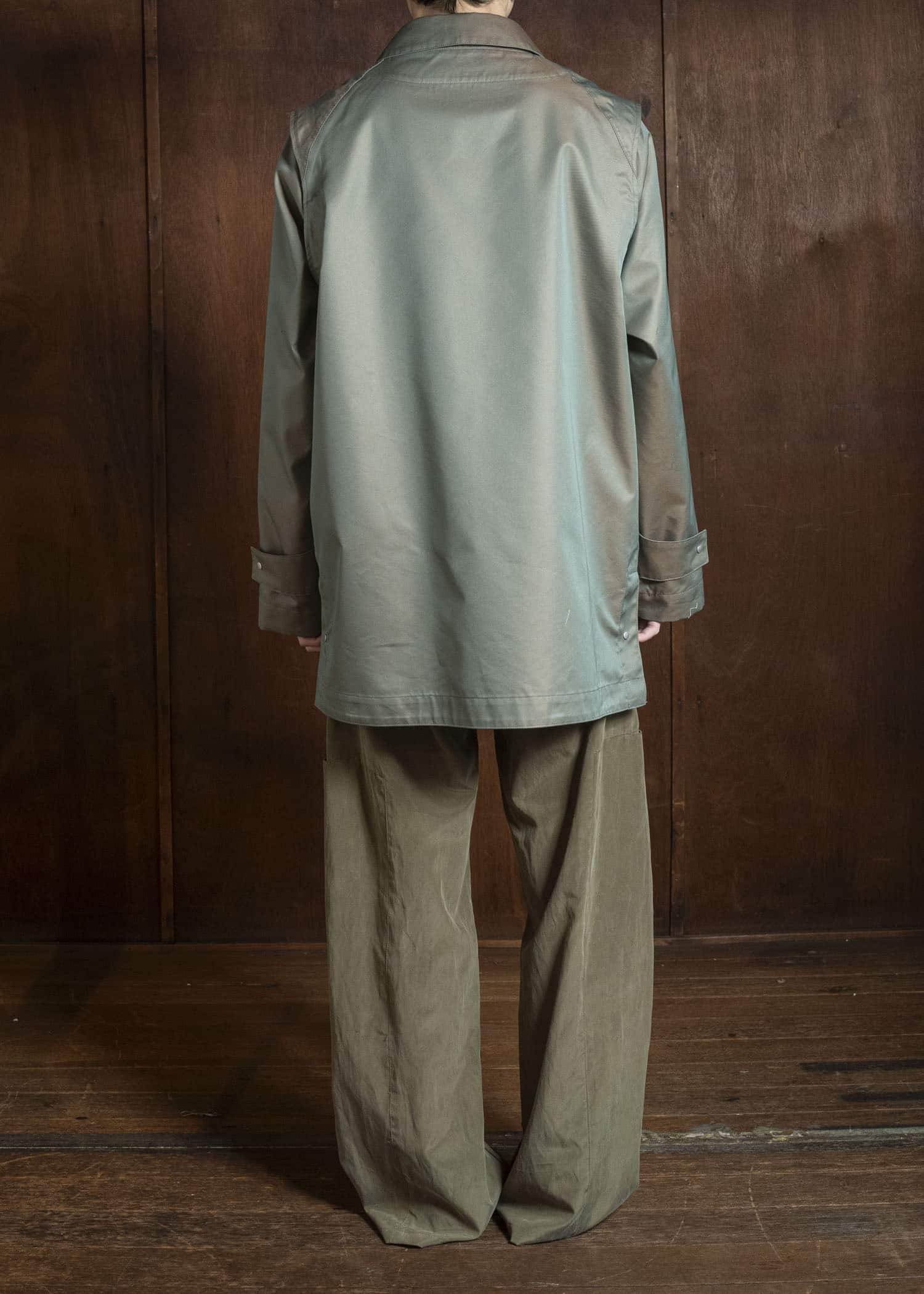 OPPOSE DUALITY OD1011COA-26SS ChambrayMod Harf Coat Beige