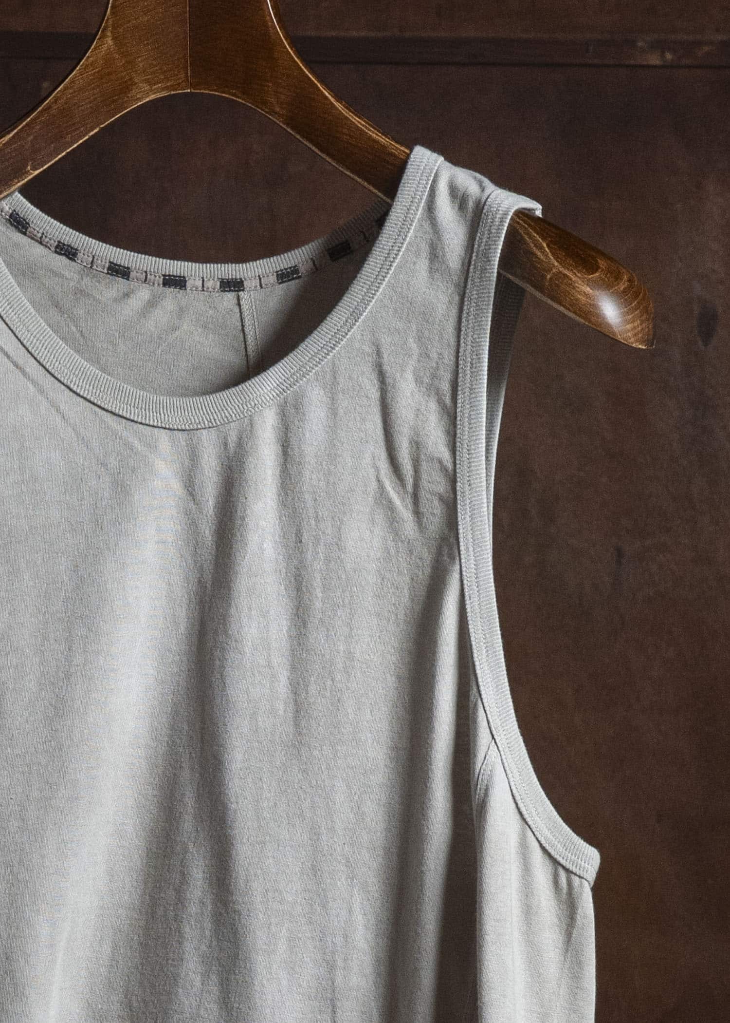 ZIGGY CHEN BASIC TANK TOP WHITISH GREEN 0M2620201