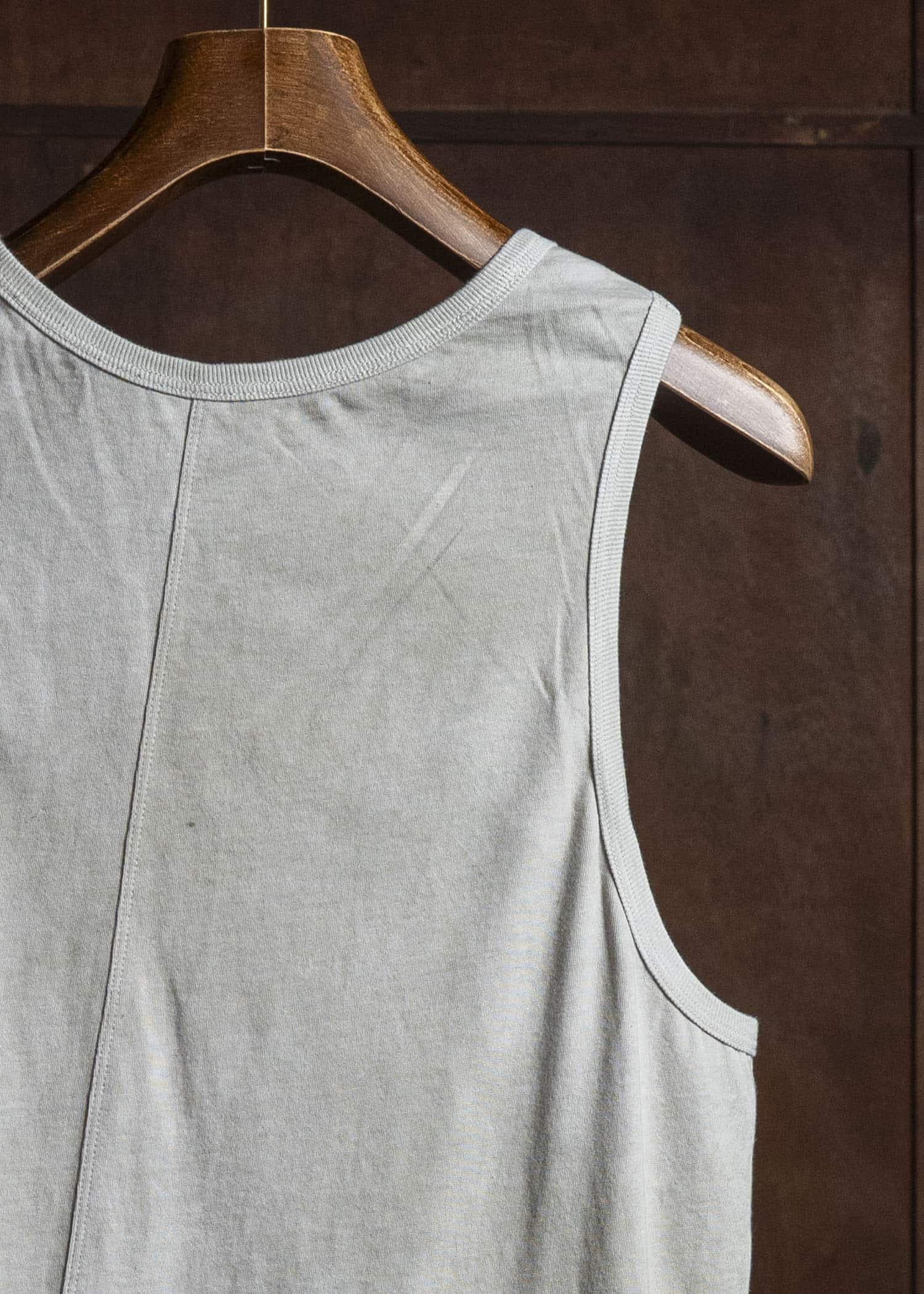 ZIGGY CHEN BASIC TANK TOP WHITISH GREEN 0M2620201
