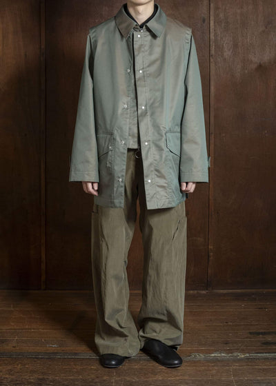 OPPOSE DUALITY OD1011COA-26SS ChambrayMod Harf Coat Beige