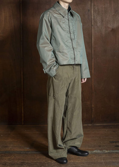 OPPOSE DUALITY OD1011COA-26SS ChambrayMod Harf Coat Beige