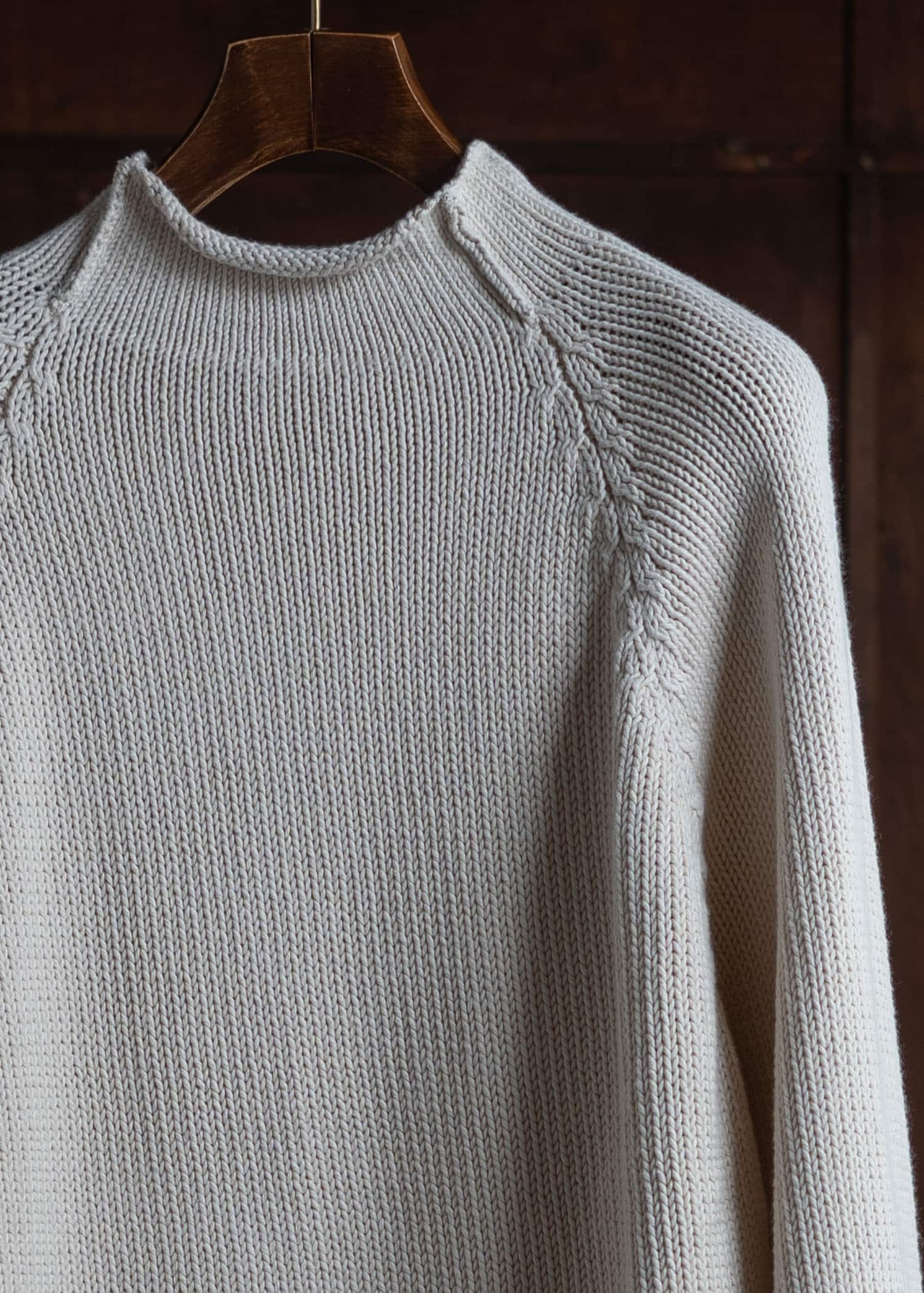 XENIA TELUNTS Fisherman Sweater Undyed