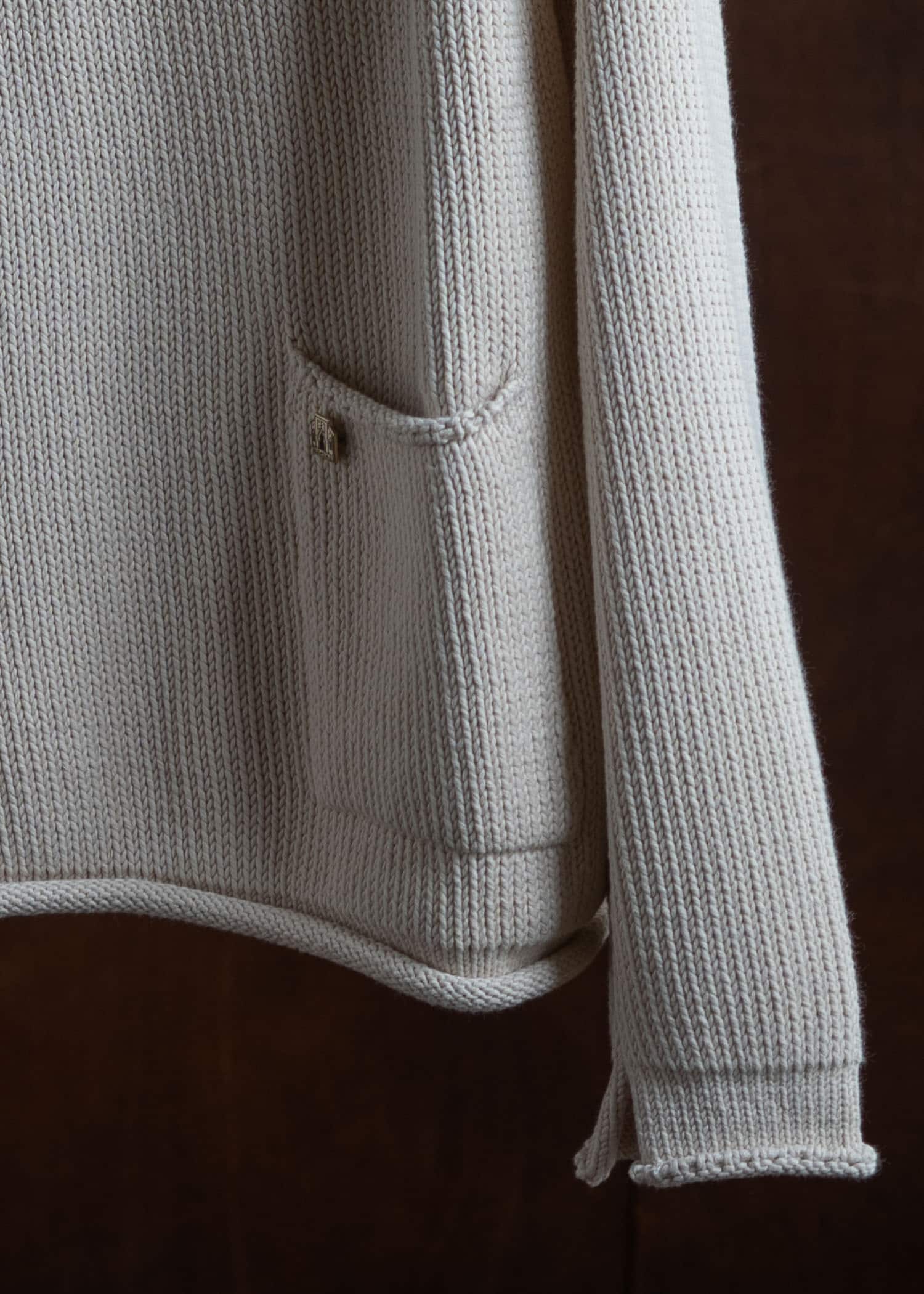 XENIA TELUNTS Fisherman Sweater Undyed