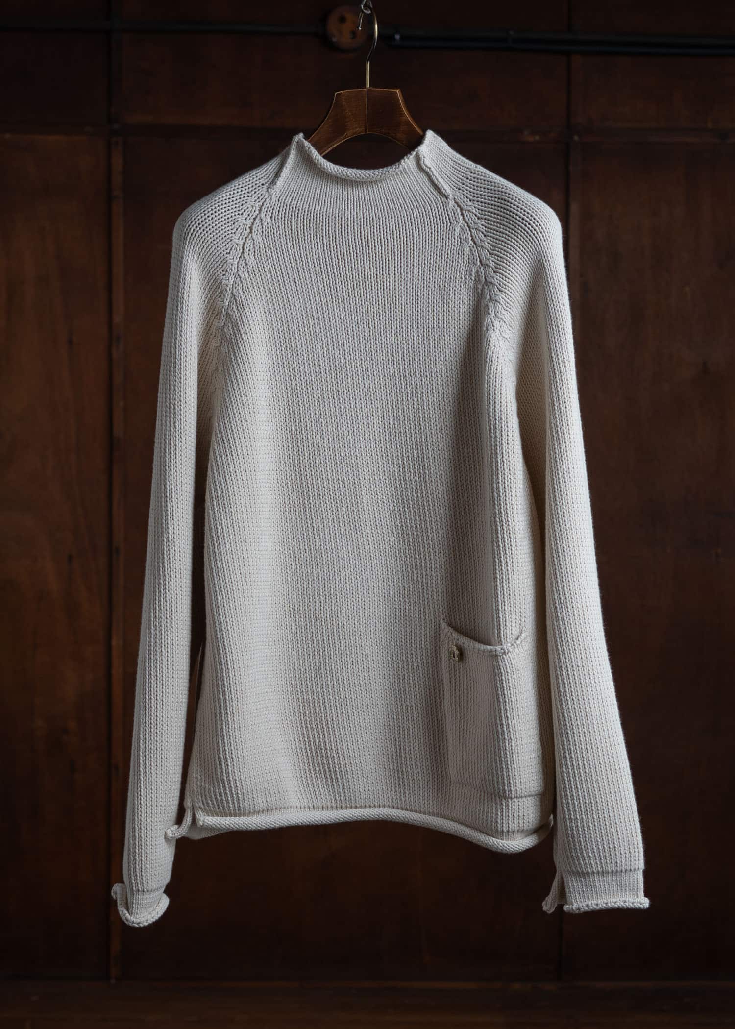 XENIA TELUNTS Fisherman Sweater Undyed