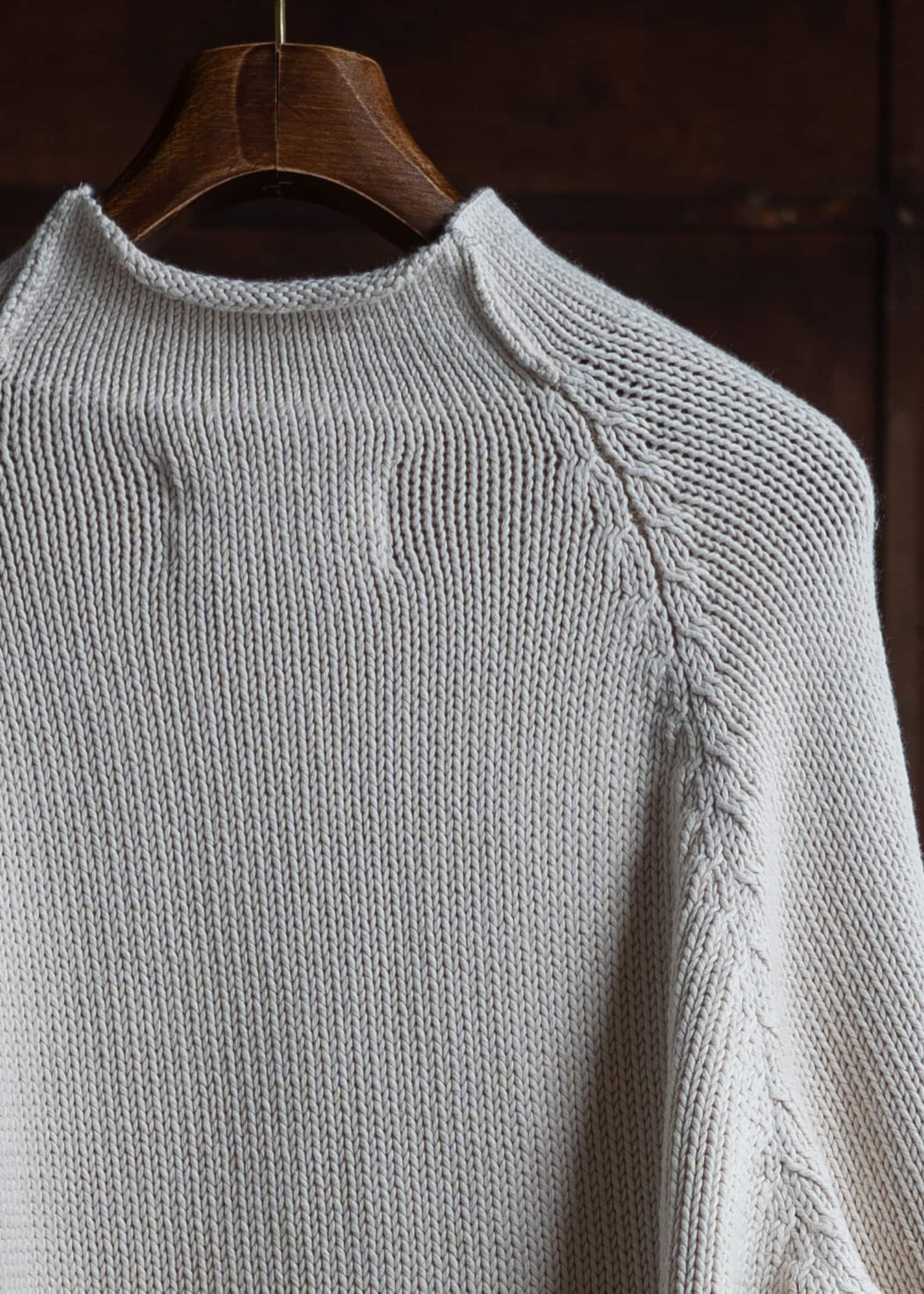 XENIA TELUNTS Fisherman Sweater Undyed