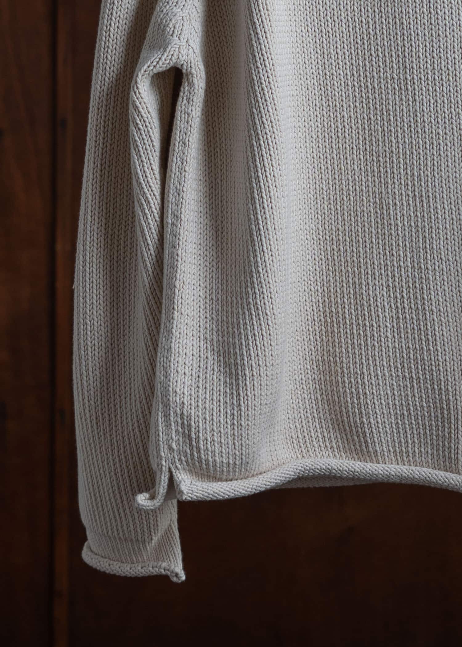 XENIA TELUNTS Fisherman Sweater Undyed