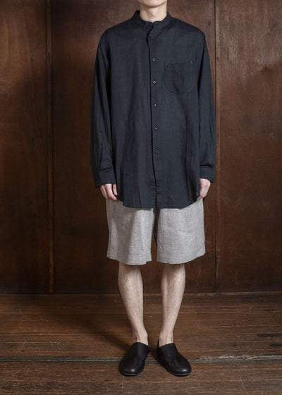 Gorsch #141ST-SLTR01-LCY Yak Mixed L/C Easy Shorts Light Grey