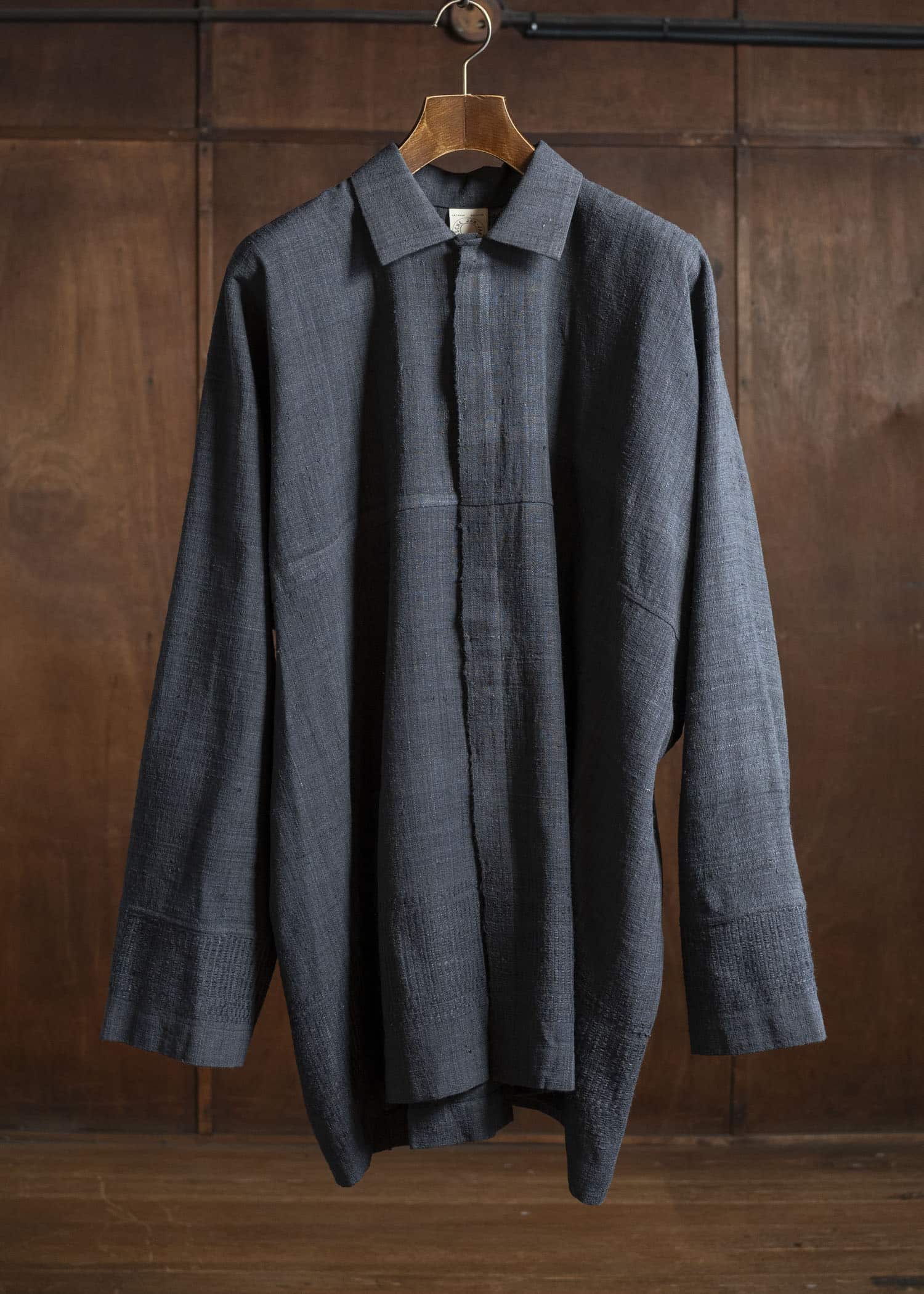 JAN-JAN VAN ESSCHE SHIRT#112 HANDWOVEN ERI FERMENTED