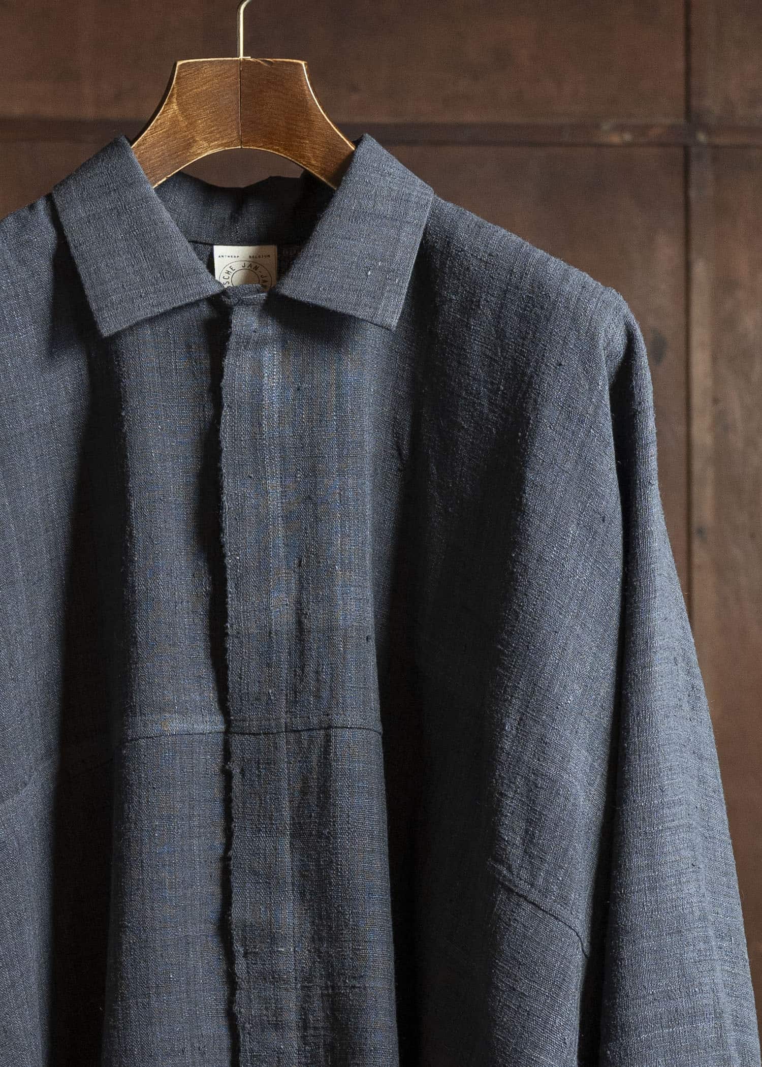 JAN-JAN VAN ESSCHE SHIRT#112 HANDWOVEN ERI FERMENTED