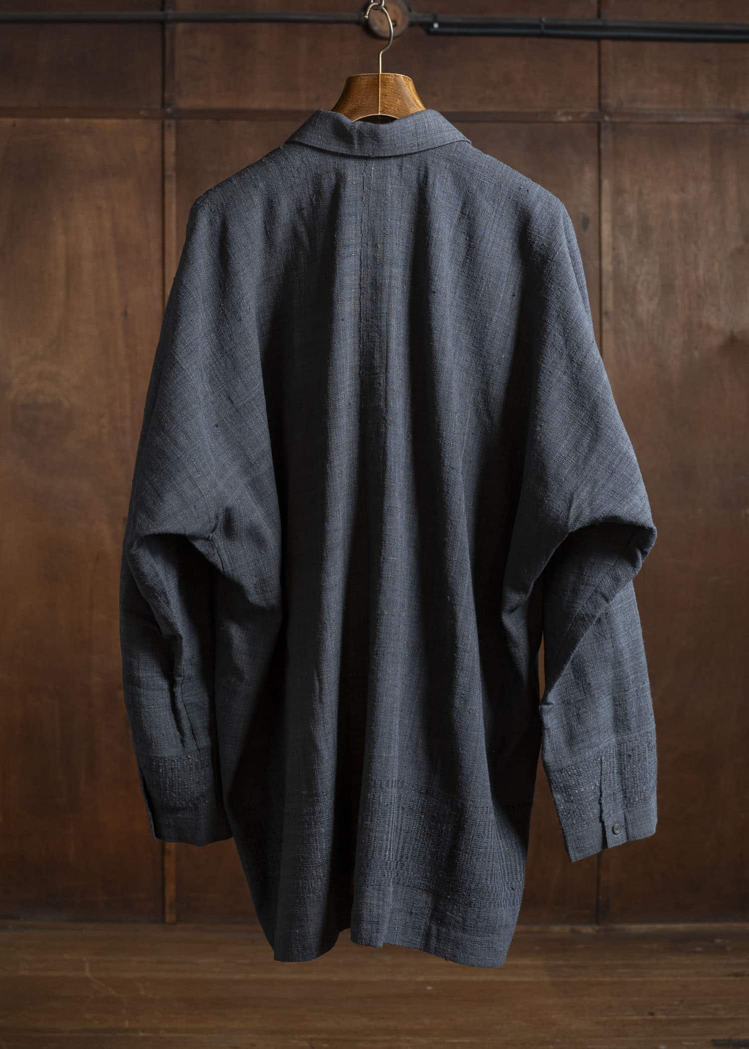 JAN-JAN VAN ESSCHE SHIRT#112 HANDWOVEN ERI FERMENTED