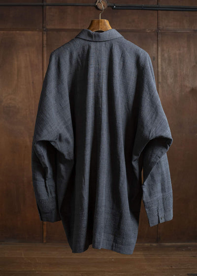 JAN-JAN VAN ESSCHE SHIRT#112 HANDWOVEN ERI FERMENTED