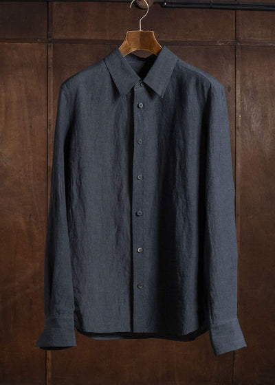 ZIGGY CHEN CLASSIC SPREAD COLLAR SHIRT 25 0M2620710