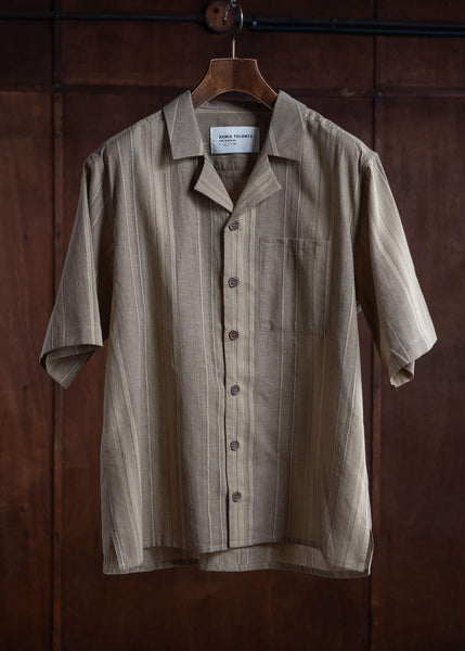 XENIA TELUNTS Summer Shirt V.1 Brown Stripe