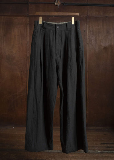 ZIGGY CHEN PUPPYTOOTH WIDE-LEG TROUSERS 4 0M2620518