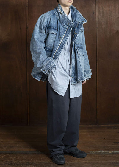 HED MAYNER Coat HMMA67024A-HA190 HA190-450-LIGHT/PASTEL BLUE