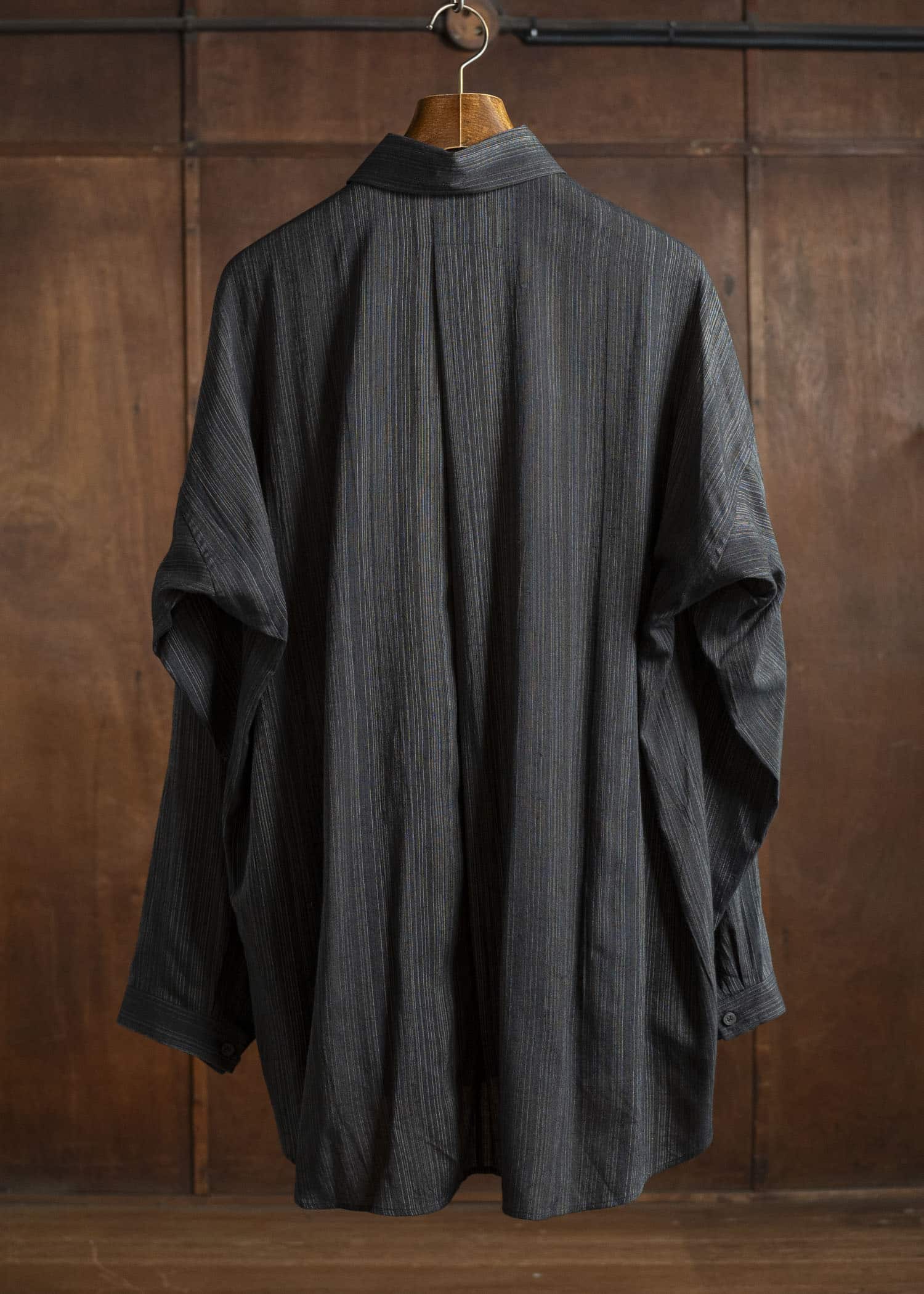 JAN-JAN VAN ESSCHE SHIRT#106 REGULAR FIT LONG SLEEVE SHIRT Light Shiring Multi Striped