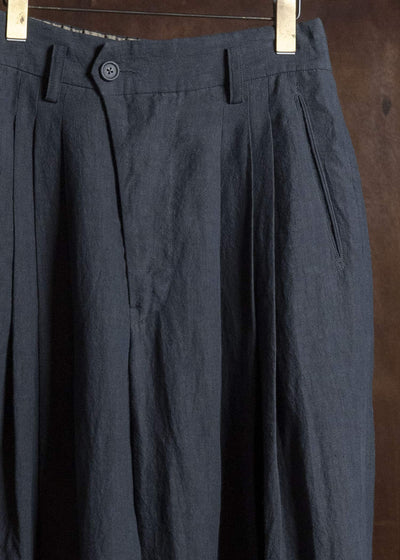 ZIGGY CHEN WIDE-LEG TROSUERS DARK INDIGO 0M2620510