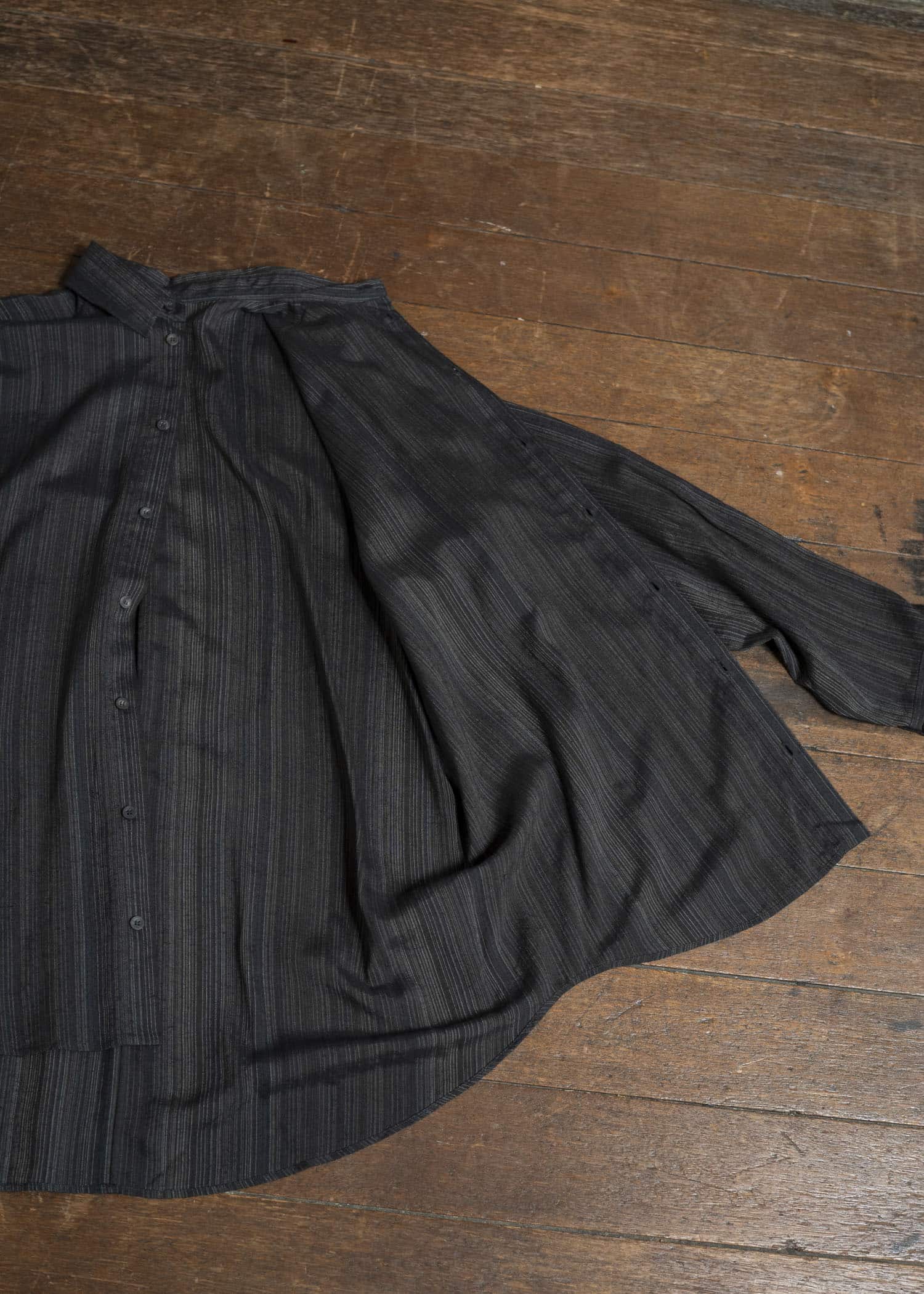 JAN-JAN VAN ESSCHE SHIRT#106 REGULAR FIT LONG SLEEVE SHIRT Light Shiring Multi Striped