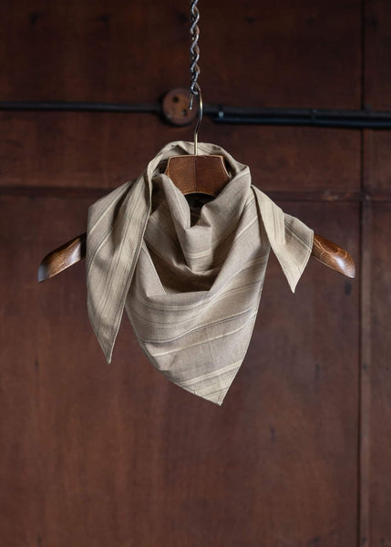 XENIA TELUNTS Scout Scarf Brown Stripe