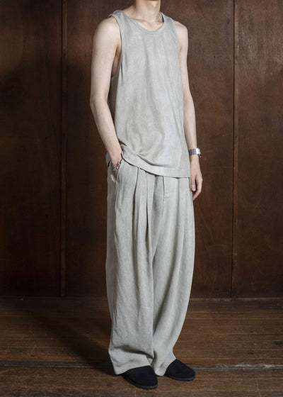 ZIGGY CHEN BASIC TANK TOP WHITISH GREEN 0M2620201
