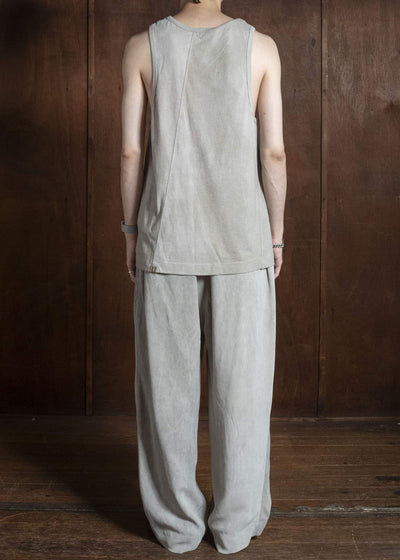 ZIGGY CHEN BASIC TANK TOP WHITISH GREEN 0M2620201