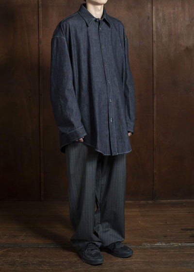 HED MAYNER Shirt HMMA67027B-HA192 HA192-430-BRIGHT BLUE