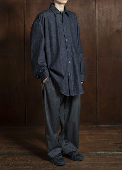 HED MAYNER Shirt HMMA67027B-HA192 HA192-430-BRIGHT BLUE