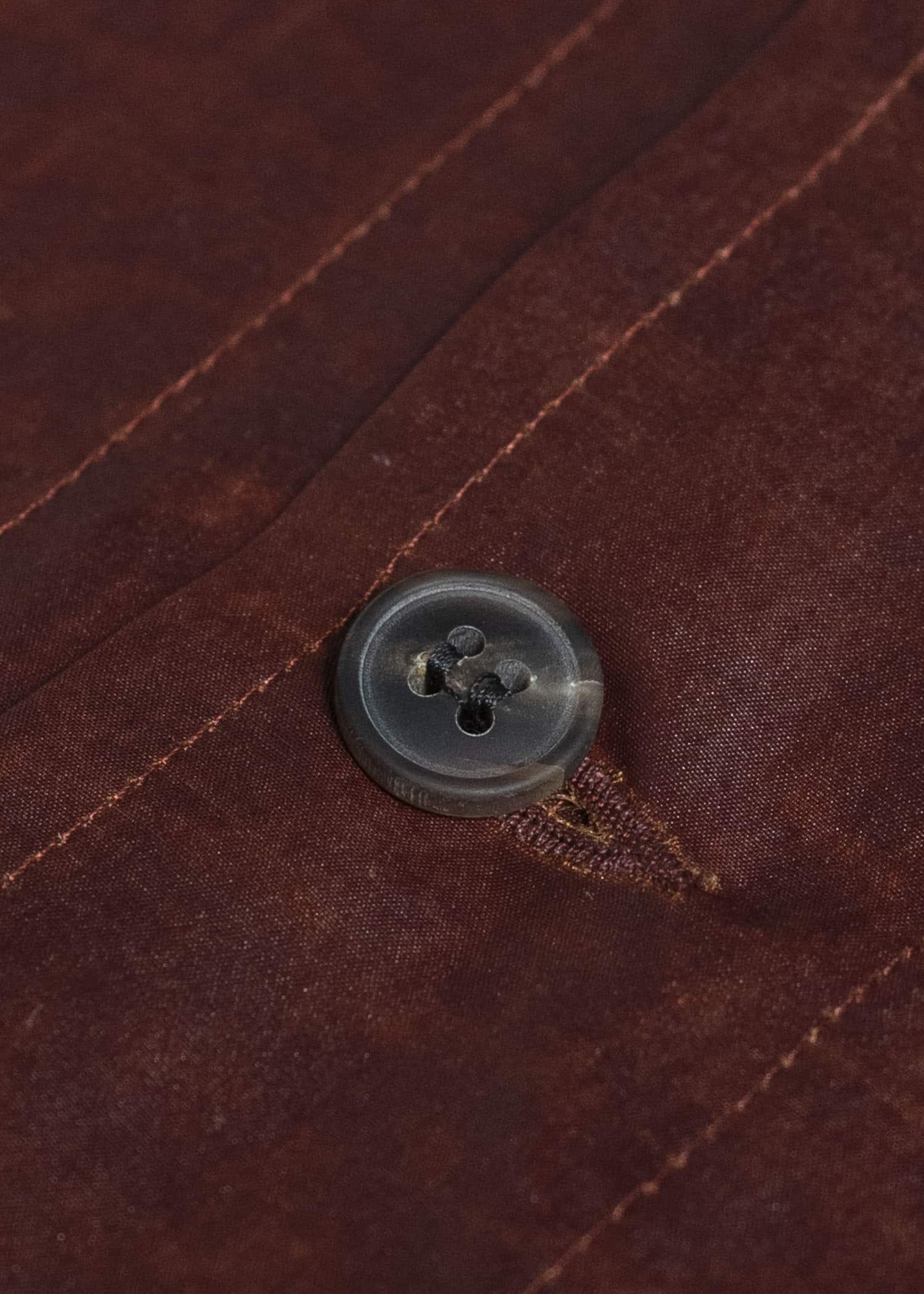 JAN-JAN VAN ESSCHE SHIRT#110 SHIRT JACKET WITH HIGH Shuliang Silk Oxblood