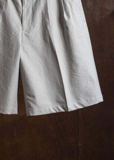 YOKO SAKAMOTO YS-26SS-25-BEIGE Double Pleats Shorts BEIGE